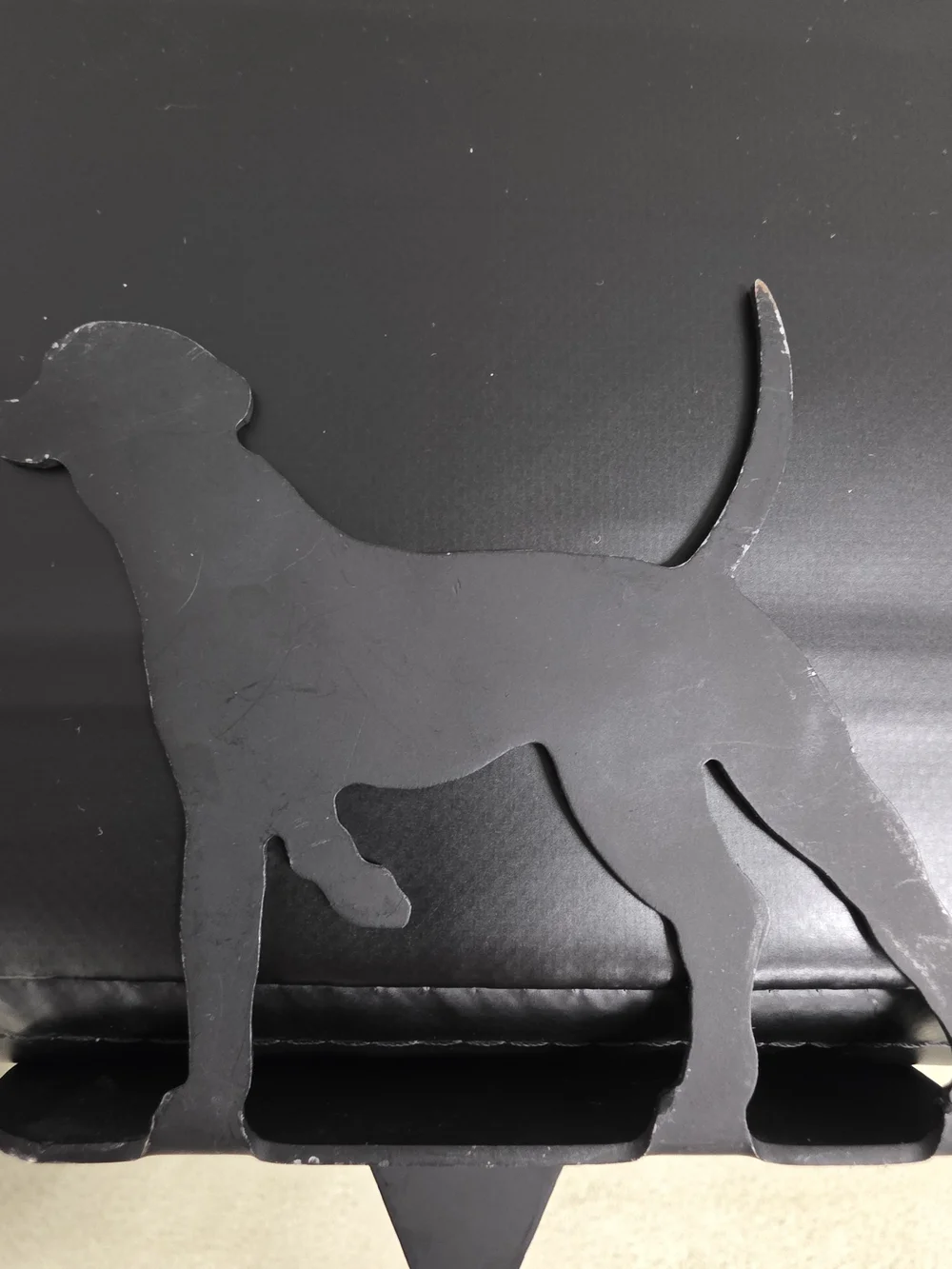 Vintage Cabela’s Metal Dog Christmas Stocking Holder Mantel Hook